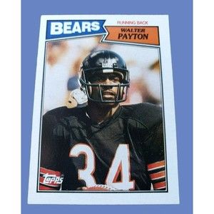 1987 Topps Walter Payton Chicago Bears #46 NFL Football Card